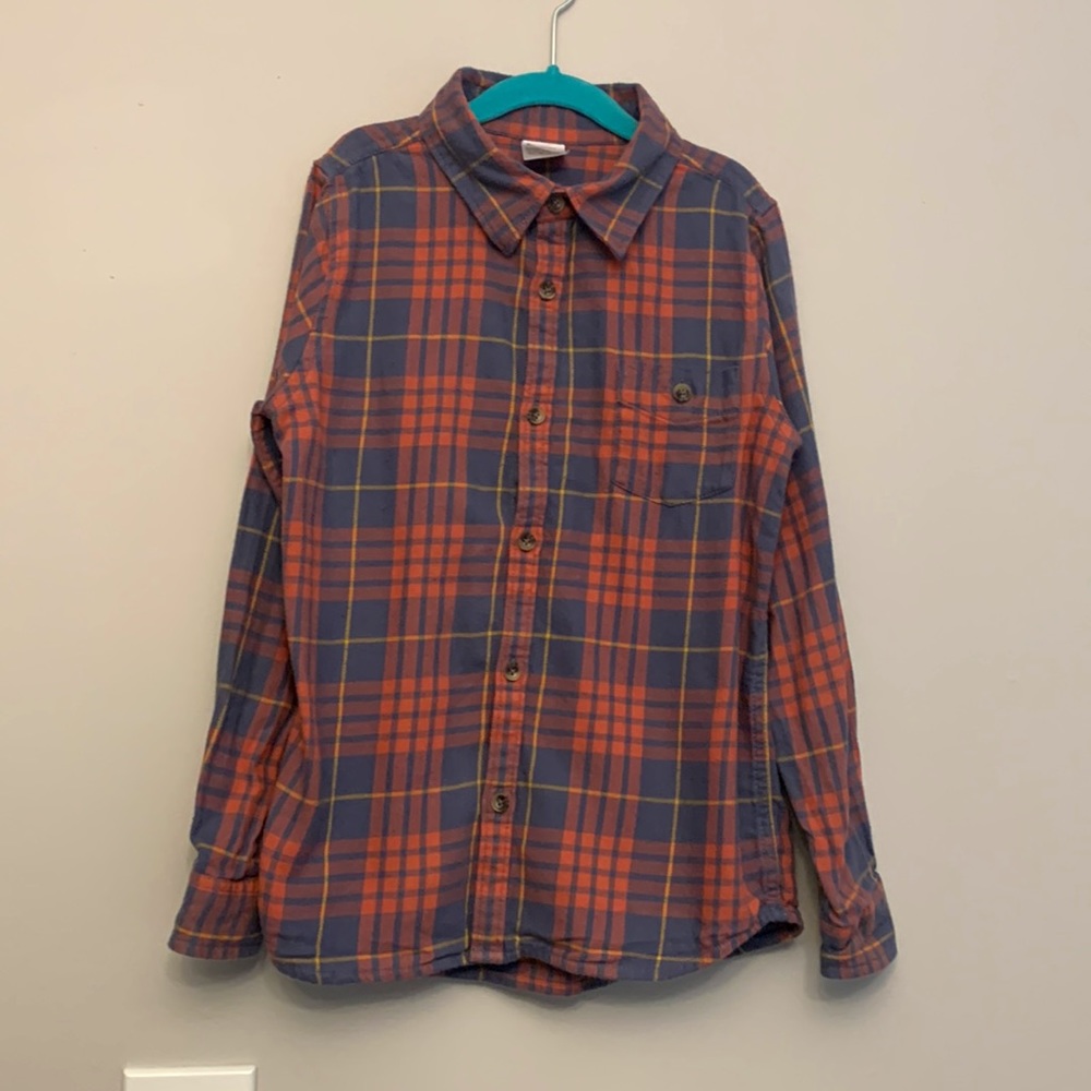 Hanna Andersson Boys plaid shirts for fall winter